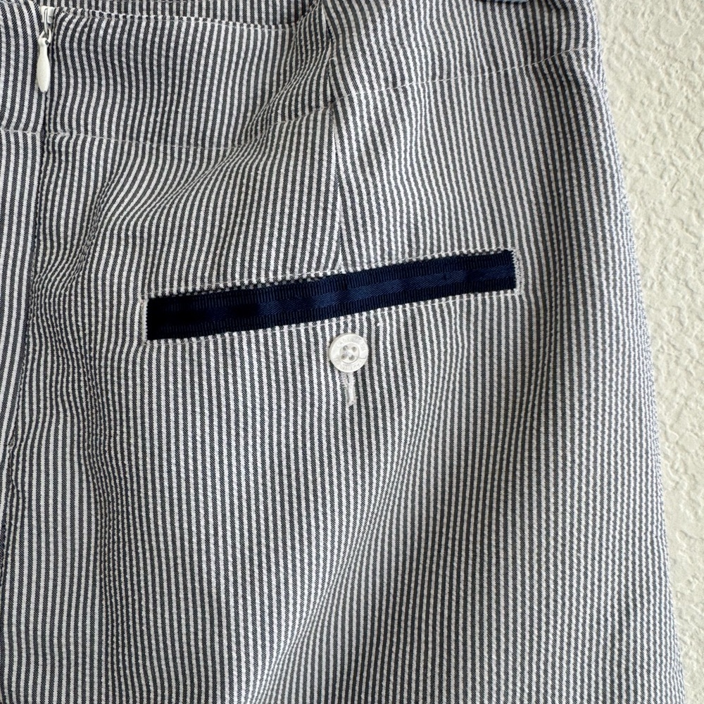2 Lady Hagan pinstripe, Golf skirt, size 8 blue and white peach and white - Picture 10 of 12